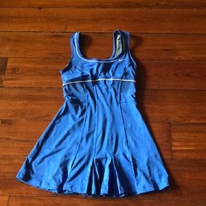 Nike Dark Periwinkle Tennis Dress w/ White Accents